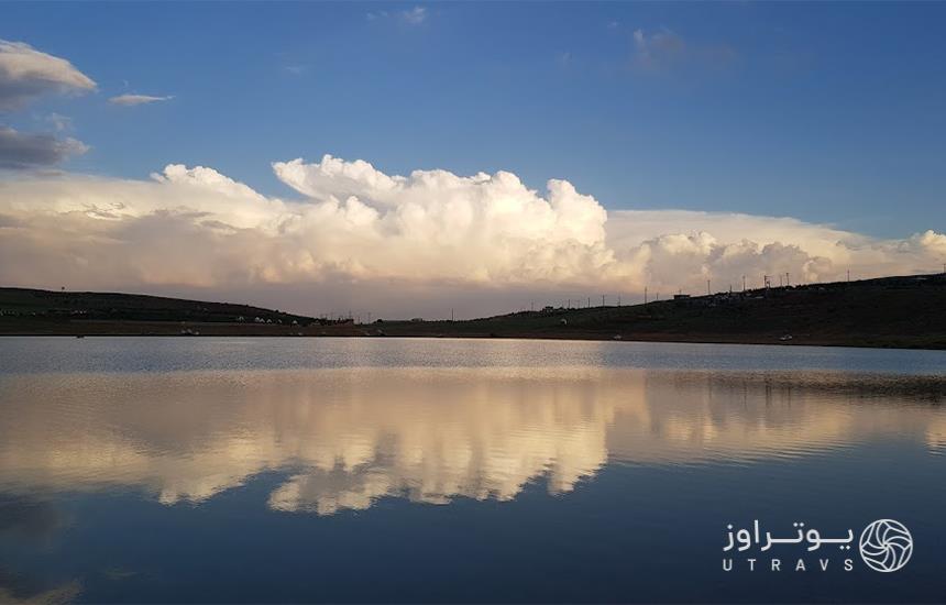 دریاچه هفت برم از جاهای دیدنی اطراف شیراز 